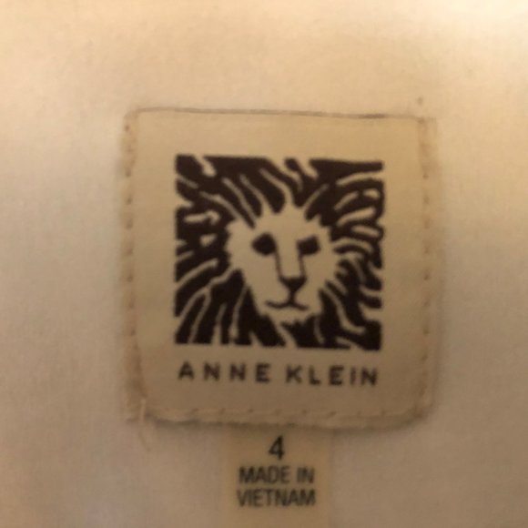 Anne Klein Palm Tree Wrap Dress in Black and White - Picture 2 of 5